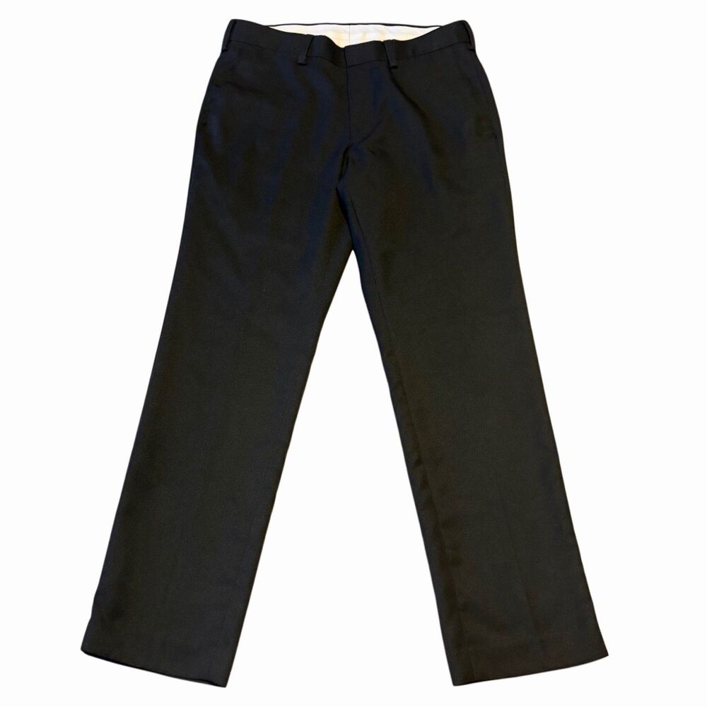Louis Raphael Men's Tailored Dress Pants 32x30* Black Classic Suit Separate